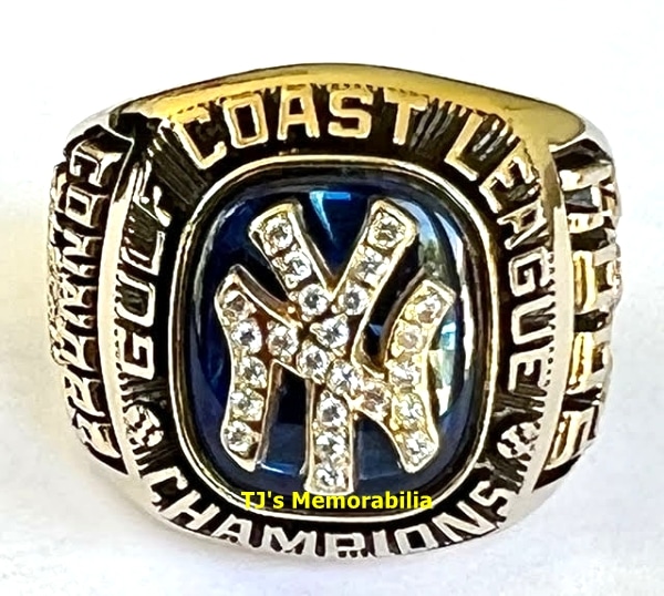 2004 NEW YORK YANKEES GULF COAST LEAGUE CHAMPIONSHIP RING - Buy and ...