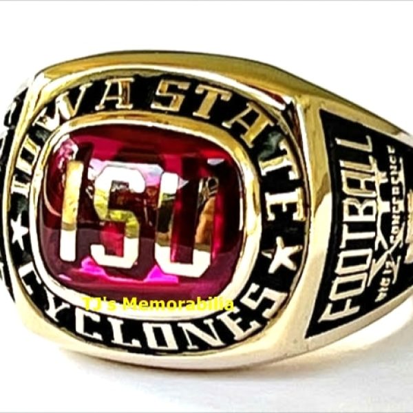 1997 IOWA STATE CYCLONES FOOTBALL LETTERMAN CHAMPIONSHIP STYLE RING