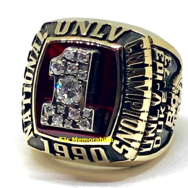 1990 UNLV RUNNIN REBELS NCAA BASKETBALL NATIONAL CHAMPIONSHIP RING