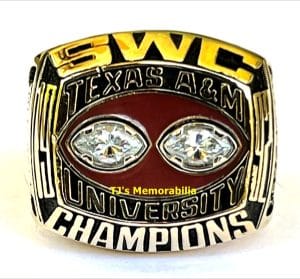 1992 TEXAS A&M AGGIES FOOTBALL SWC SOUTHWEST CONFERENCE CHAMPIONSHIP ...