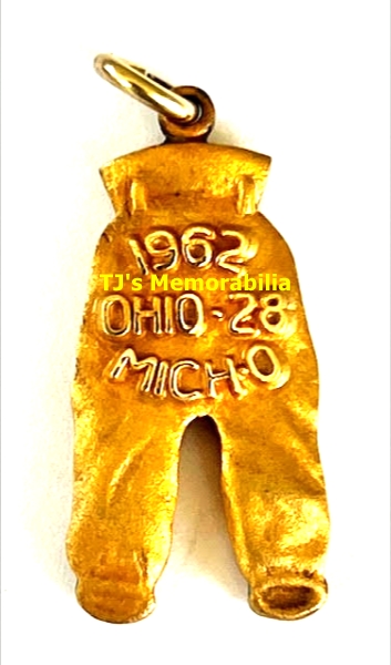 1962 OHIO STATE BUCKEYES COLLEGE FOOTBALL GOLD PANTS NOT RING - Buy and ...