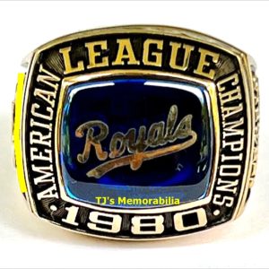 1980 KANSAS CITY ROYALS AMERICAN LEAGUE CHAMPIONSHIP RING