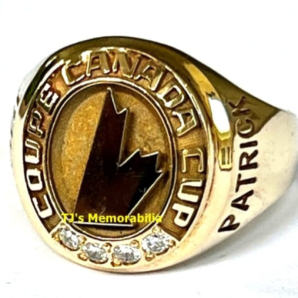 1987 COUPE CANADA CUP HOCKEY CHAMPIONSHIP RING