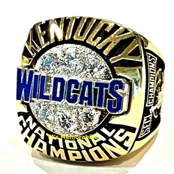1996 KENTUCKY WILDCATS NCAA BASKETBALL NATIONAL CHAMPIONSHIP RING