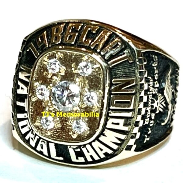 1986 INDY CART NATIONAL CHAMPIONS CHAMPIONSHIP RING