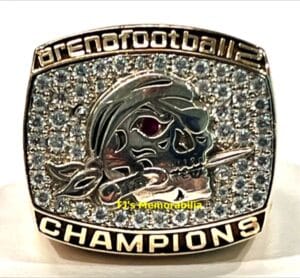 2002 PEORIA PIRATES ARENA FOOTBALL 2 CHAMPIONSHIP RING - Buy And Sell ...