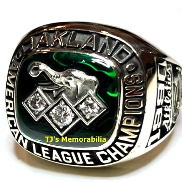 1990 OAKLAND A’S ATHLETICS AMERICAN LEAGUE CHAMPIONSHIP RING