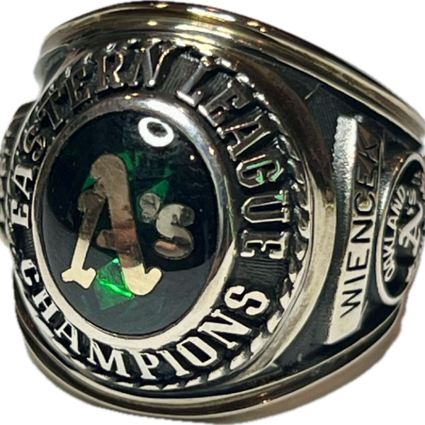 1982 WEST HAVEN A’S ”OAKLAND A’S LEAGUE CHAMPIONSHIP RING