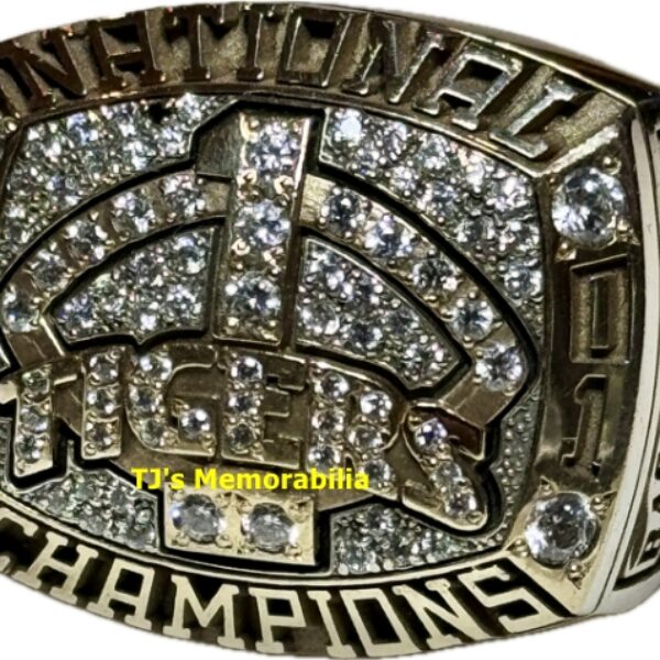 2001 GEORGETOWN TIGERS FOOTBALL NATIONAL CHAMPIONSHIP RING