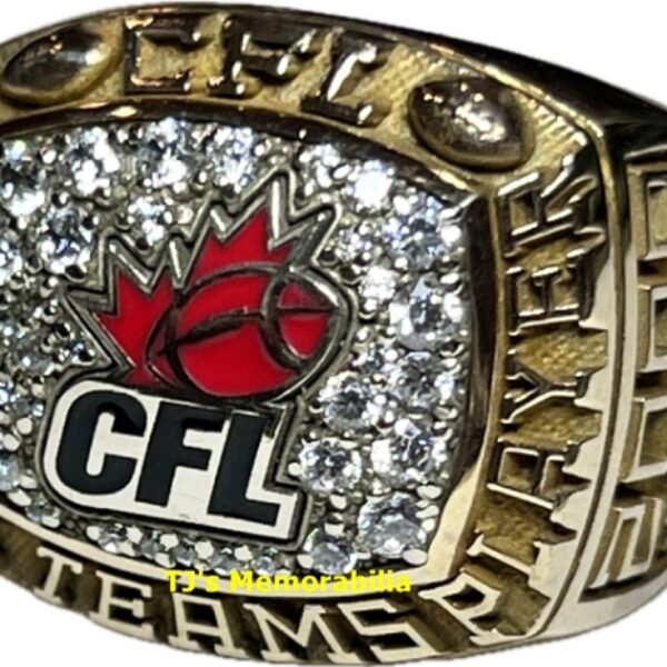 2009 CFL MONTREAL ALOUETTES SPECIAL TEAMS PLAYER OF THE YEAR CHAMPIONSHIP RING