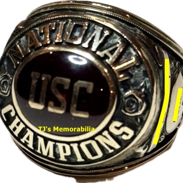 1967 USC TROJANS FOOTBALL NATIONAL CHAMPIONSHIP RING