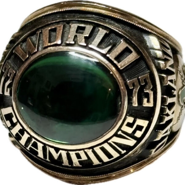 1973 OAKLAND A’S WORLD SERIES CHAMPIONSHIP RING