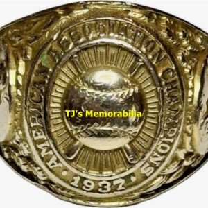 1937 COLUMBUS ST LOUIS CARDINALS AMERICAN ASSOCIATION LEAGUE CHAMPIONSHIP RING PRESENTED TO HOFER ENOS SLAUGHTER