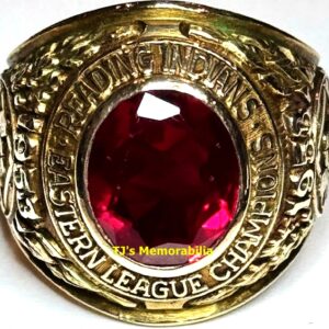 1953 READING INDIANS CLEVELAND EASTERN LEAGUE CHAMPIONSHIP RING PRESENTED TO PLAYER & MLB MGR JOE ALTOBELLI