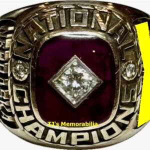 1971 NEBRASKA CORNHUSKERS FOOTBALL NATIONAL CHAMPIONSHIP RING