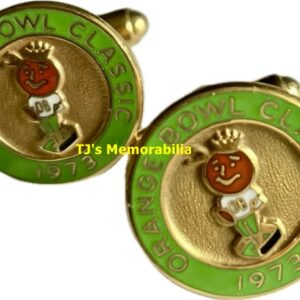 1973 ORANGE BOWL CLASSIC CHAMPIONSHIP CUFFLINKS