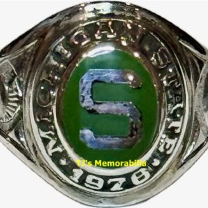 1976 MICHIGAN STATE SPARTANS FOOTBALL LETTERMAN CHAMPIONSHIP RING