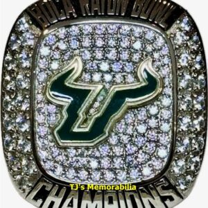 2023 SOUTH FLORIDA BULLS BOCA RATON BOWL CHAMPIONSHIP RING