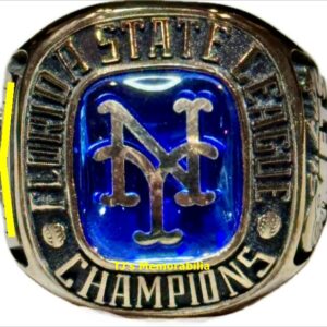 1996 NY METS PORT ST LUCIE METS FLORIDA STATE LEAGUE CHAMPIONSHIP RING