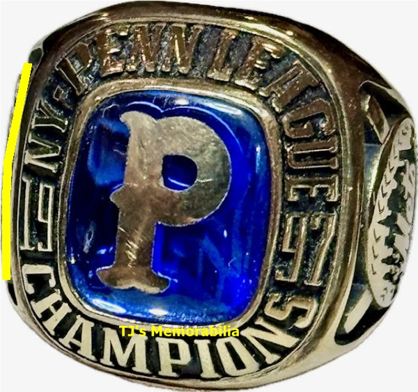 1997 PITTFIELD NEW YORK METS NY-PENN LEAGUE CHAMPIONSHIP RING - Image 2