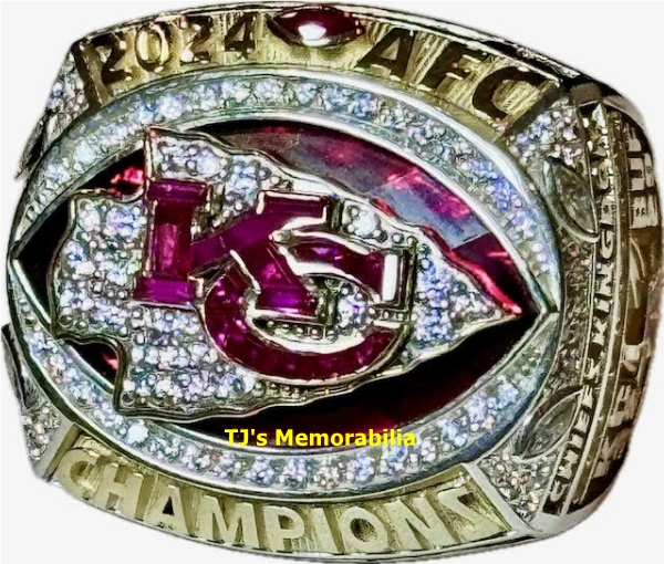 2024 KANSAS CITY CHIEFS AFC CHAMPIONSHIP RING & PRESENTATION BOX - Image 2