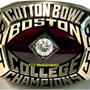 1984 BOSTON COLLEGE EAGLES COTTON BOWL CHAMPIONSHIP RING