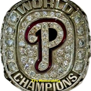 2008 PHILADELPHIA PHILLIES WORLD SERIES CHAMPIONSHIP RING & PRESENTATION BOX