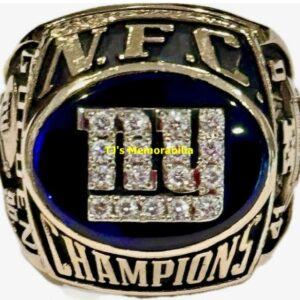 2000 NEW YORK GIANTS NFC CHAMPIONSHIP RING AND PRESENTATION BOX