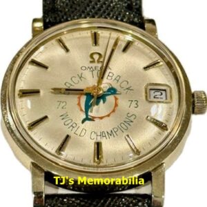 1973 MIAMI DOLPHINS OMEGA BACK TO BACK SUPER BOWL VIII WATCH
