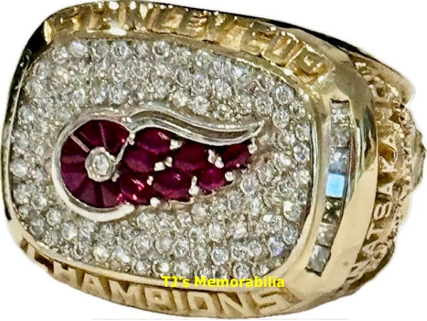 1998 Detroit Red Wings Back to Back Stanley Cup Championship Ring - Image 2