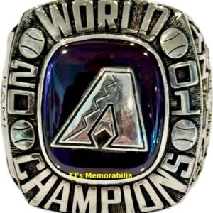 2001 ARIZONA DIAMONDBACKS WORLD SERIES CHAMPIONSHIP RING