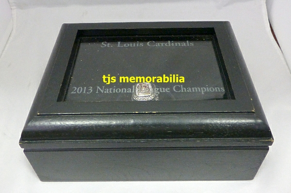 2013 SAINT LOUIS CARDINALS NATIONAL LEAGUE CHAMPIONSHIP RING & PRESENTATION BOX - Image 3