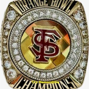 2016 FSU FLORIDA STATE SEMINOLES ORANGE BOWL CHAMPIONSHIP RING