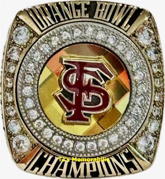 2016 FSU FLORIDA STATE SEMINOLES ORANGE BOWL CHAMPIONSHIP RING