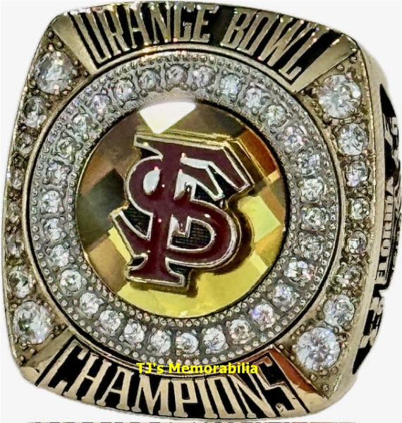 2016 FSU FLORIDA STATE SEMINOLES ORANGE BOWL CHAMPIONSHIP RING - Image 2