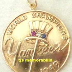 1949 NEW YORK YANKEES WORLD SERIES CHAMPIONSHIP PENDANT