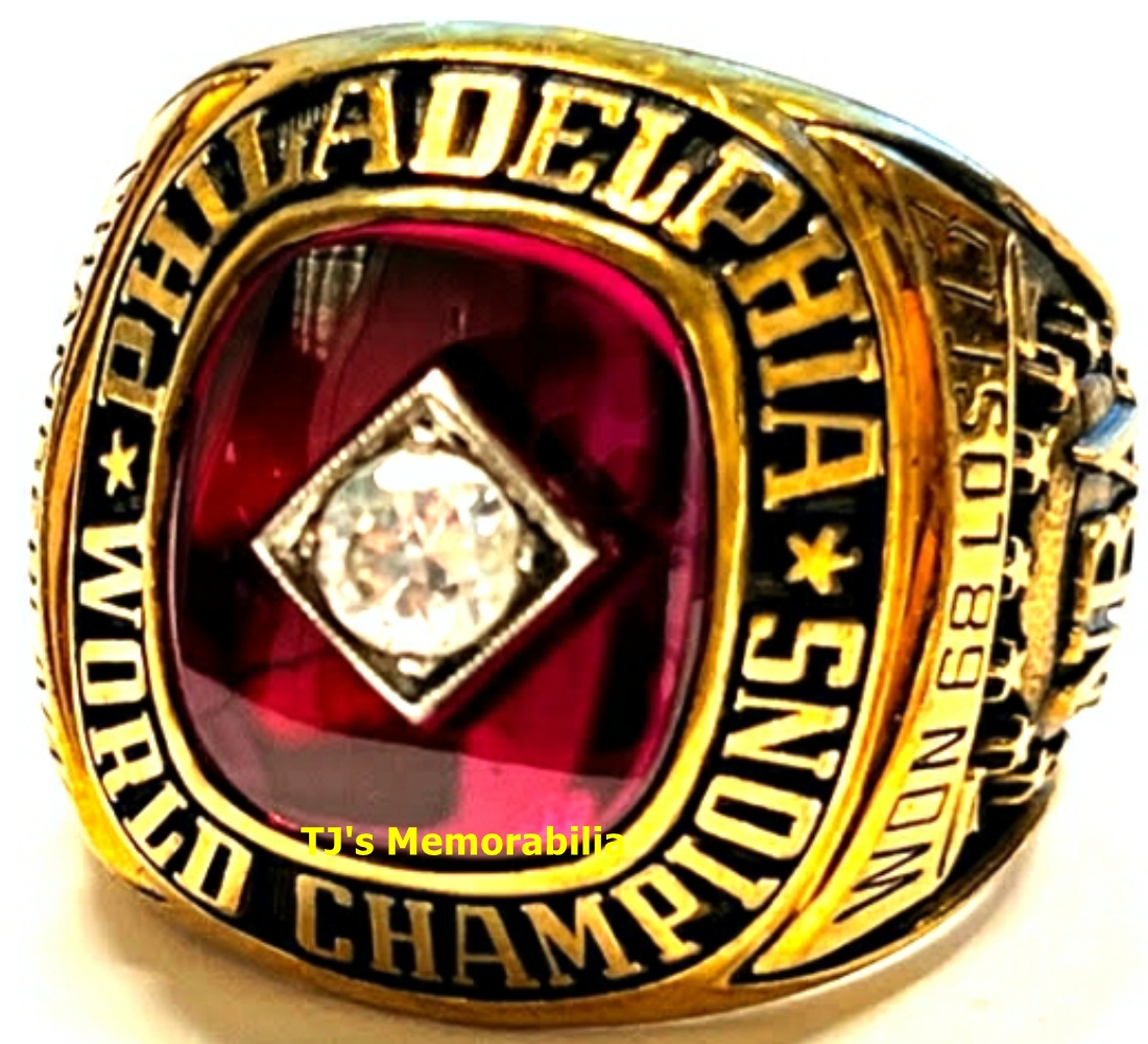 1967 PHILADELPHIA 76ERS ABA NBA CHAMPIONSHIP RING - Image 2