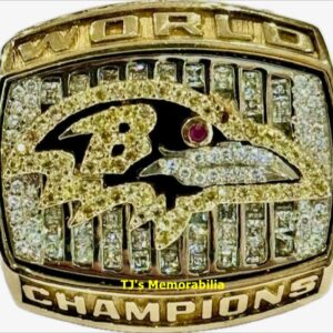 2000 BALTIMORE RAVENS SUPER BOWL XXXV CHAMPIONSHIP RING
