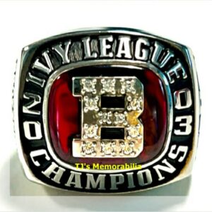2003 BROWN BEARS IVY LEAGUE SOCCER CHAMPIONSHIP RING