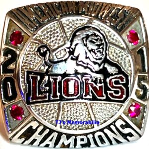 2015 FREED-HARDEMAN LIONS AMERICAN MIDWEST BASKETBALL CHAMPIONSHIP RING