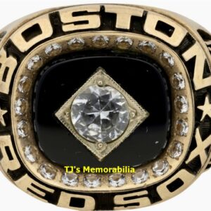 1983 BOSTON RED SOX CARL YAZ YASTRZEMSKI COMMEMORATIVE CAREER CHAMPIONSHIP RING