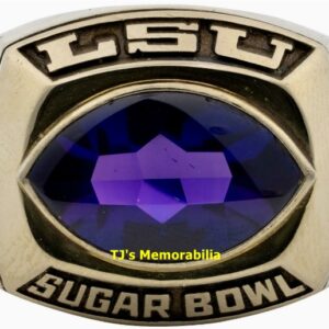 1985 LOUSIANA STATE LSU TIGERS SUGAR BOWL CHAMPIONSHIP RING