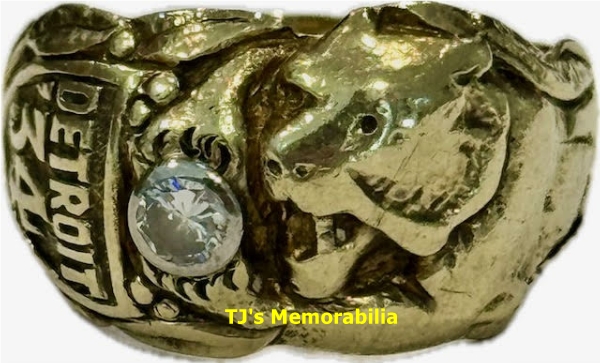 1934 DETROIT TIGERS AMERICAN LEAGUE CHAMPIONSHIP RING