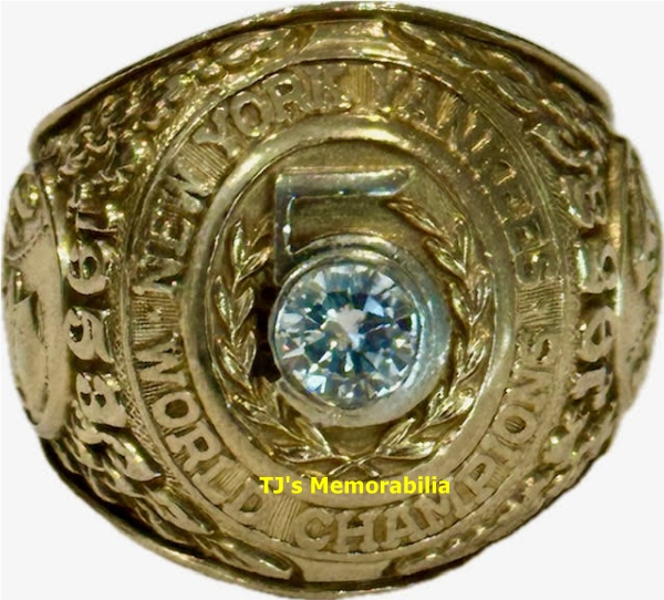 1953 NEW YORK YANKEES WORLD SERIES CHAMPIONSHIP RING
