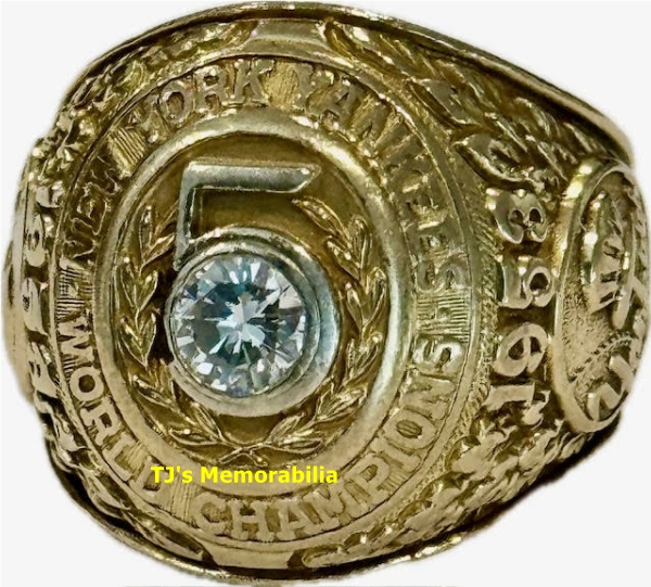 1953 NEW YORK YANKEES WORLD SERIES CHAMPIONSHIP RING - Image 2