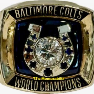 1970 BALTIMORE COLTS SUPER BOWL V CHAMPIONSHIP RING