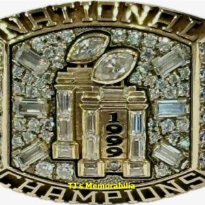 1999 FLORIDA STATE SEMINOLES FOOTBALL NATIONAL CHAMPIONSHIP RING