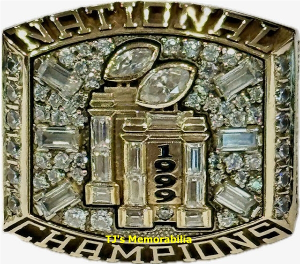 1999 FLORIDA STATE SEMINOLES FOOTBALL NATIONAL CHAMPIONSHIP RING