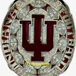 2024 INDIANA HOOSIERS FOOTBALL FIRST PLAYOFF CHAMPIONSHIP RING & PRESENTATION BOX