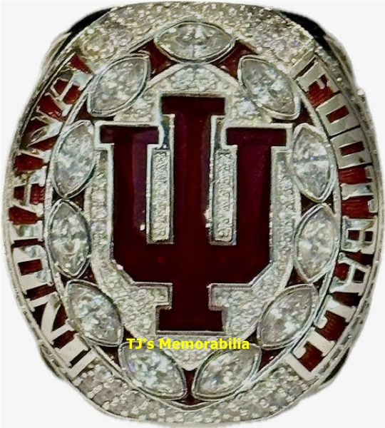 2024 INDIANA HOOSIERS FOOTBALL FIRST PLAYOFF CHAMPIONSHIP RING & PRESENTATION BOX